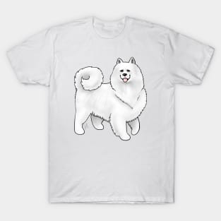 Dog - Samoyed - White T-Shirt